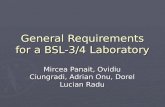 General Requirements for a BSL-3/4 Laboratory