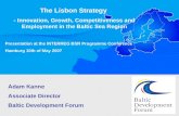 The Lisbon Strategy - Innovation, Growth, Competitiveness and Employment in the Baltic Sea Region