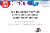 Top Retailers ’  View on Emerging Customer Technology Trends