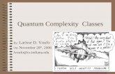 Quantum Complexity  Classes