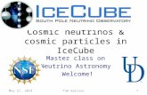Cosmic neutrinos & cosmic particles in IceCube
