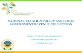 NATIONAL TAXATION POLICY AND LOCAL GOVERNMENT REVENUE COLLECTION