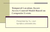 Temporal Location-Aware Access Control Model Based on Composite Events