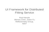 UI Framework for Distributed Fitting Service