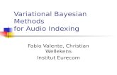 Variational Bayesian Methods for Audio Indexing