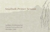 Smalltalk Primer Session