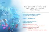 HL7 Clinical Genomics and Structured Documents  Work Groups