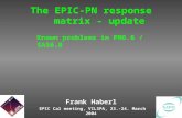 The EPIC-PN response matrix - update