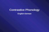 Contrastive Phonology English-German