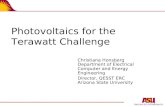 Photovoltaics for the Terawatt Challenge