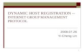 DYNAMIC HOST REGISTRATION --  INTERNET GROUP MANAGEMENT PROTOCOL