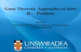 Game Theoretic  Approaches to Solve  H     Problems