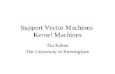 Support Vector Machines  Kernel Machines