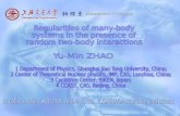 Regularities of many-body  systems in the presence of  random two-body interactions