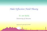 Halo Effective Field Theory