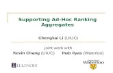 Supporting Ad-Hoc Ranking Aggregates