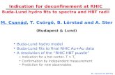 Indication for deconfinement at RHIC