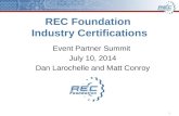 REC Foundation  Industry Certifications
