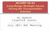 NCHRP 20-83 Long-Range Strategic Issues Facing the Transportation Industry