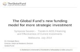 The Global Fund's new funding model  for more  strategic investment