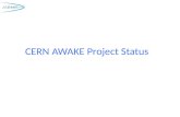 CERN AWAKE Project Status