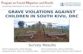 GRAVE VIOLATIONS AGAINST CHILDREN IN SOUTH KIVU, DRC