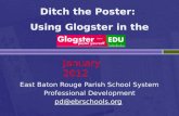 Ditch the Poster:  Using  Glogster  in the Classroom