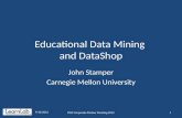 Educational Data Mining  and DataShop