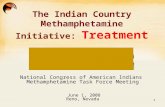 National Congress of American Indians  Methamphetamine Task Force Meeting  June 1, 2008