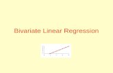 Bivariate Linear Regression