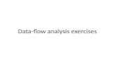 Data-flow  analysis exercises