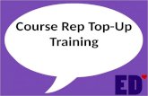 Course Rep Top-Up Training