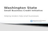 Washington State  Small Business Credit Initiative