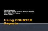 Using COUNTER Reports
