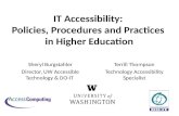 Sheryl  Burgstahler Director, UW Accessible Technology & DO-IT