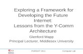 Exploring a Framework for Developing the Future Internet:  Lessons from the Y-Comm Architecture