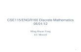 CSE115/ENGR160 Discrete Mathematics 05/01/12