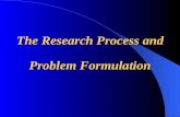 The Research Process and Problem Formulation