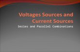 Voltages Sources and Current Sources