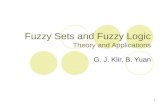 Fuzzy Sets and Fuzzy Logic Theory and Applications