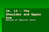 Ch. 13 – The Shoulder and Upper Arm