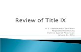 Review of Title IX