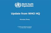 Update from WHO HQ
