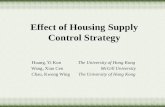Effect of Housing Supply Control  Strategy