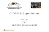 CIDER & Superdomes