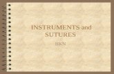 INSTRUMENTS and SUTURES