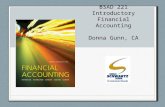BSAD 221 Introductory Financial Accounting Donna Gunn, CA
