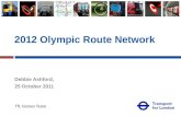 2012 Olympic Route Network