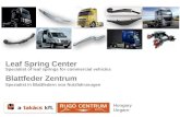 Leaf  Spring Center Specialist o f leaf springs  for commercial vehicles Blattfeder Zentrum