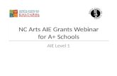 NC Arts AIE Grants Webinar for A+ Schools